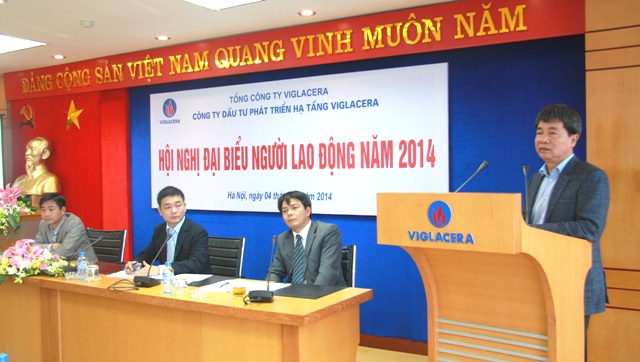 Công ty Đầu tư Phát triển Hạ tầng Viglacera tổ chức Hội nghị người lao động năm 2014